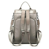 Large Capacity Anti-theft Backpack Multifunctional Travel Bag Khaki