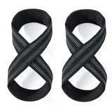 Figure 8 Lifting Straps for Deadlift Weightlifting Prevent Grip Slip Gym Wrist Belt