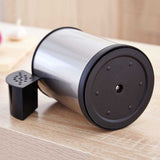 360 Degree Rotating Stainless Steel Holder for Kitchen Counter with Drain Holes