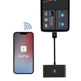 For Apple Carplay Adapter Bluetooth USB Wireless Receiver Auto Car Player Stereo