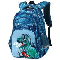 3Pcs Set School Bags Backpack with Insulate Lunch Box Pencil Bag Style 1