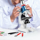 Microscope Kit 100X-1200X Science Experiment Educational Toy