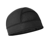Skull Cap Helmet Liner – Cycling & Motorcycle Cap for Under Helmet Use Black