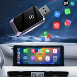 Mini Wireless CarPlay Adapter – Plug & Play for Factory Wired CarPlay Cars iOS 10+