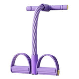 8 Tube Resistance Bands Portable Exercise Bands with Handles for Yoga Pilates Workout Purple