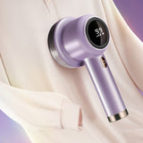 Fabric Shaver Lint Remover Rechargeable Electric Portable Sweater Defuzzer with 3 Speeds Purple