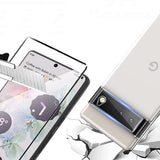 4Pcs Set Tempered Glass Screen Protectors and Camera Lens Protectors Compatible with Google Pixel 6A