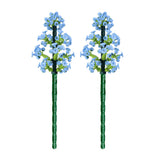 Set of 2Pcs Flower Building Blocks Kits Artificial Flowers Home Office Decoration Style 1