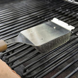 Stainless Steel Bristle-Free Grill Brush & Scraper Outdoor Grill Cleaner