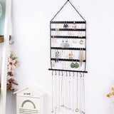 6 Tier Earring Holder Wall Mounted Hanging Earring Organize for Stud Hoop Dangle Earrings Necklace