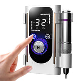 Portable 45000 RPM Rechargeable Electric Nail Drill File for Salon Home
