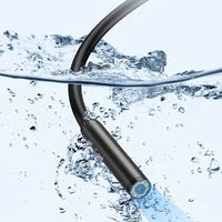 HD Endoscope Camera with 8 LED Lights Adjustable Snake Borescope Inspection
