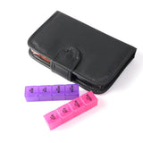 Weekly Pill Box with Individual Medicine Compartments Colorful