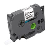 5Pcs 12mm Replacement Label Tapes for Brother Label Makers Compatible with TZe-231 Black Text on White Tapes