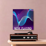 2PCS Vinyl Records Now Playing Display Shelf Vinyl Record Storage Wall Display Shelf White