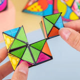 4Pcs Infinity Cube Puzzle Toys Sensory  Geometric Infinity Cube Toys Style 3