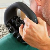 Electric Handheld Rolling Massager with 6 Rotating Rollers 3 Speeds Rechargeable