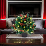 Artificial Christmas Tree with Light Xmas Decorations with Stand