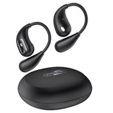 Wireless Open Ear Headphones Bluetooth 5.4 Stereo Sound Earphones with Charging Case Black