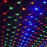 Solar/USB Powered LED Net Mesh Lights – Outdoor Waterproof 3x2m with 192 LEDs and 8 Modes Style 2