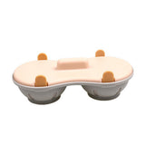 Microwave Egg Cooker Double Layer with Poached Egg Steamer Orange
