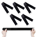 6 Pcs Adjustable Ellipse Pedal Straps for Leg Exerciser Machine Fitness Home Sports Accessories