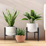 Metal Plant Stand Adjustable for 20.32-30.48cm Flower Pots