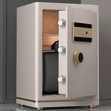 Fire-Resistant Hard Case File Organizer with Lock and Multi-Pocket Accordion Folder