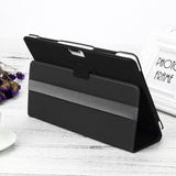 10-10.1 Inch Universal Tablet Case with 360° Rotatable Stand Black