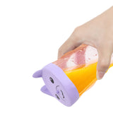 5Pcs Reusable Pet Wet Food Can Covers Silicone Can Lids for Dog Cat Food - Dog Shape