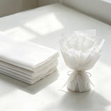 10 PCS Crepe Paper Sheets 50x100cm for Gift Wrapping and Flower Crafts White
