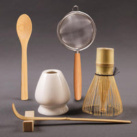 Matcha Whisk Set – Starter Kit with Sifter Bamboo Scoop & Whisk