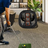 Portable Golf Chipping Practice Net Accuracy Trainer for Indoor Outdoor