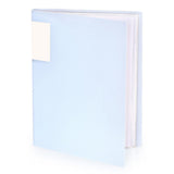 2 PCS Binder with 40 Page Clear Folderfor Certificate & Office Project Document Organizer Blue