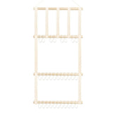 Headband and Hair Bow Organizer for Girls Bow Hanger for Hair Accessories Natural Wood