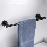 4 Pcs Stainless Steel Bathroom Hardware for Bathroom Wall Mounted Black