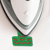 Embroidered Christmas Letter and Pattern Patches Iron On for Clothes Style 1