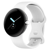 For Google Pixel Watch 1 / 2 Soft Replacement Strap Silicone Sport Watch Band White