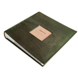 200 Pocket Photo Album with Writing Space for Wedding Family Photos Green