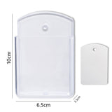 2 PCS Remote Control Holders Wall Mount Self Adhesive for Home Office School Transparent
