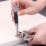 Automatic Centre Punch Adjustable Spring Loaded Metal Drill Tool