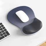 Ergonomic Wrist Rest Mouse Pad for Office Home Gaming Use Blue