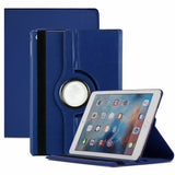 360 Degree Rotating PU Leather Case Compatible With iPad 10th and 11th Gen A16 Dark Blue