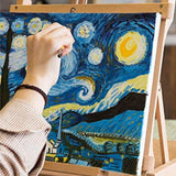 5 PCS Canvas Blank Stretched Canvases Art for Oil Acrylic Painting