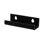 6 Pack Clear Acrylic Floating Shelves Wall Mounted Display Shelves for CDs Records Photos Black