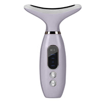 Facial Massager for Face and Neck with LED and Vibration Violet