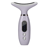 Facial Massager for Face and Neck with LED and Vibration Violet