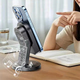 3-in-1 Induction Speaker with Phone Stand and Bluetooth 5.3 for Home Office Black