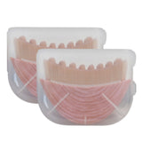 2-Pack Lymphatic Contour Face Brush Set for Facial Massage and Skincare