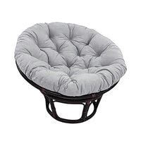 110cm Round Chair Cushion Hanging Egg Chair Cushion Swing Chair Seat Pad Relax Cushion Light Grey